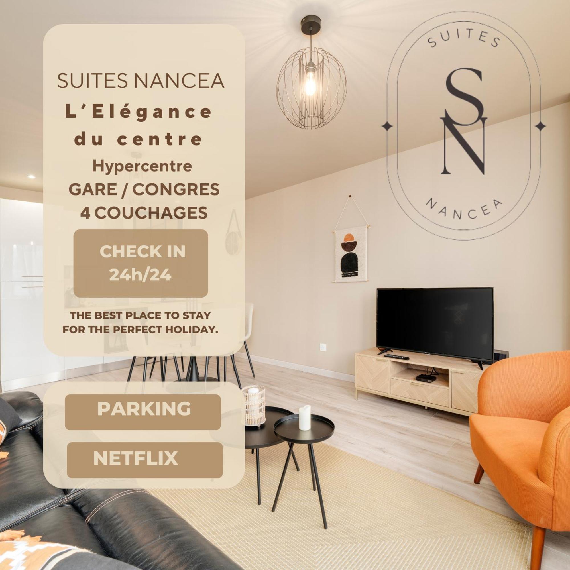 Апартаменты L'Elegance Du Centre - Nancy Gare Congres - Parking - T3 Экстерьер фото